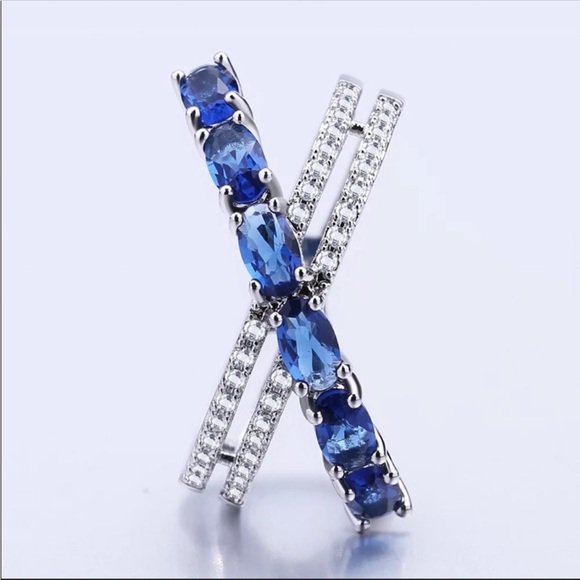 Jewelry - New Beautiful 925 Silver Sapphire Ring